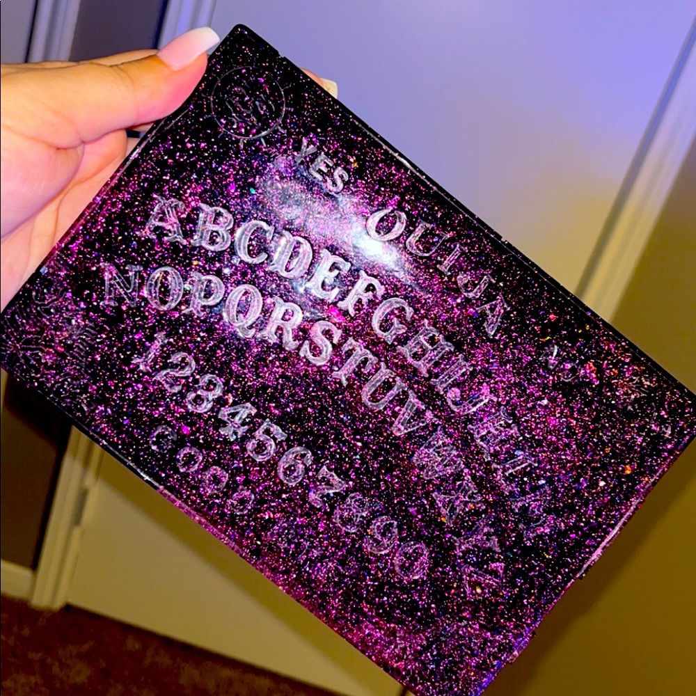 Custom Ouija Board and Moon Phase Candle Tray